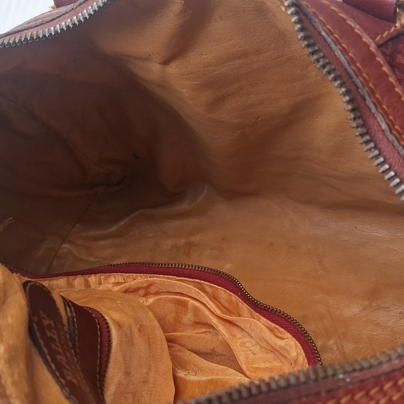 Bally Elegant Burgundy Leather Bag - Picture 9 of 13